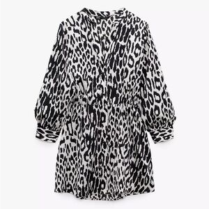 Zara Animal Print Dress
